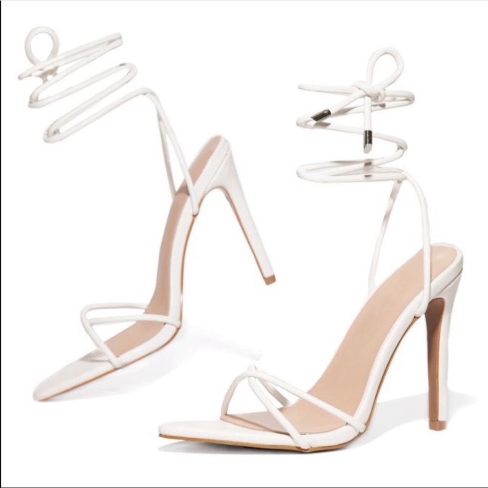 Pointy heel sandals